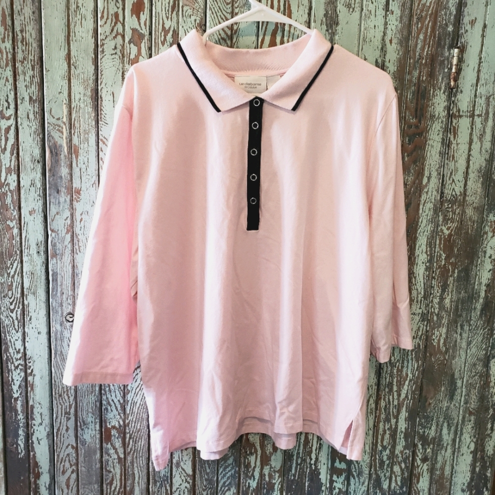 Liz Claiborne Pink Summer Top